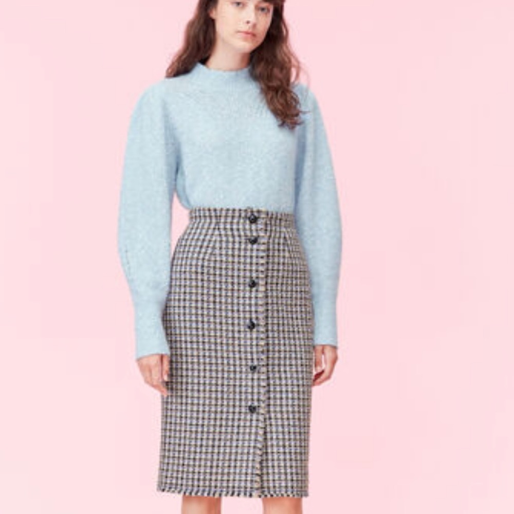 Rebecca Taylor Optic Tweed Pullover - Picture 2 of 15